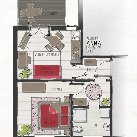 Claras Gartenblick In Schwerin, Naehe Schloss, Hbf & Altstadt, Ruhige Zentrale Lage, Kostenfreie Parkplaetze Apartment *