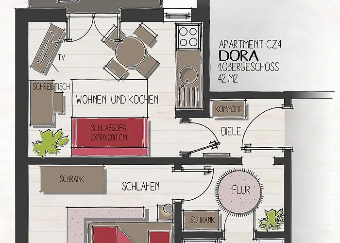 Claras Gartenblick 슈베린